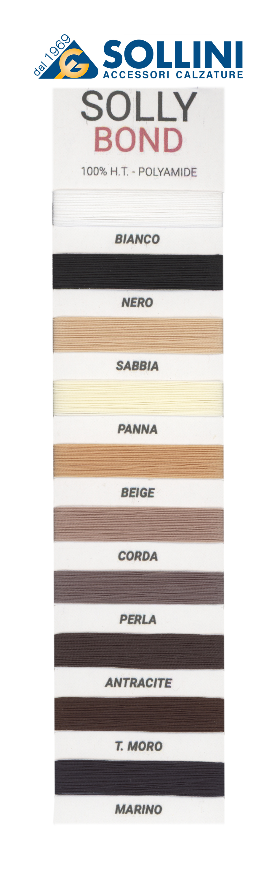 Cartella colori filo solly bond small