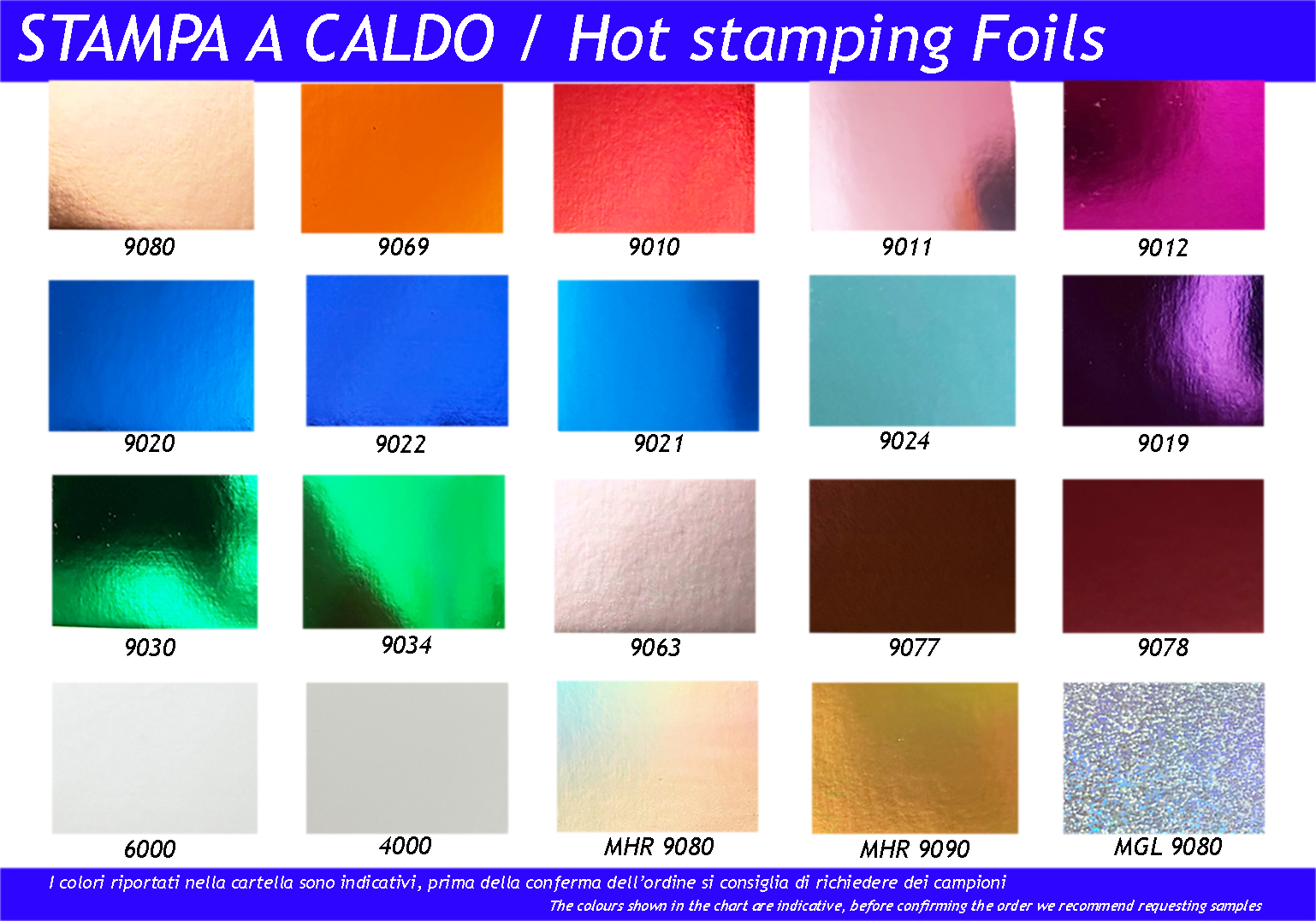 Cartella colori nastro per marcare pagina 2