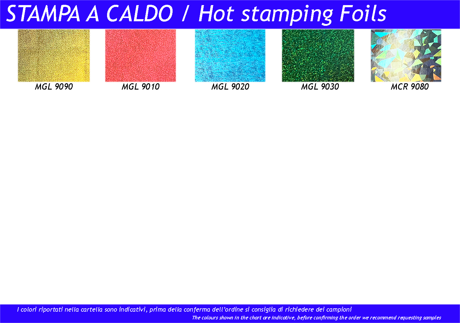 Cartella colori nastro per marcare pagina 3