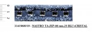 NASTRO TA-JEP-86/25 BLU+CRISTAL M/POL